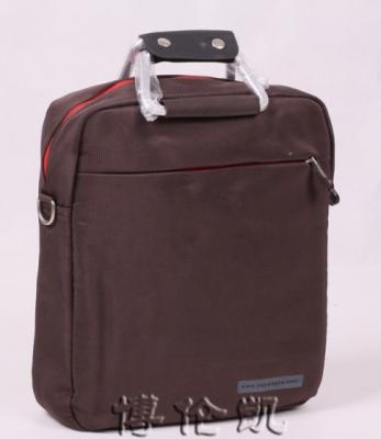cheap price briefcase bag iron handle with long strap 12inch laptop bag