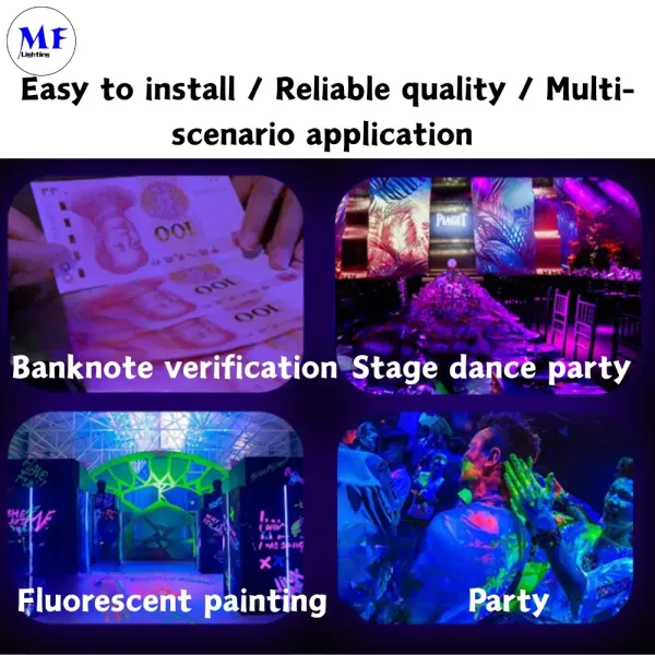Factory Price 25W EU Us Standard Silvery Fluorescent Tube PC Alu. Hangable IP43 Ultra-Violet Ray Ambient Atmosphere Scenario LED UV Light Light