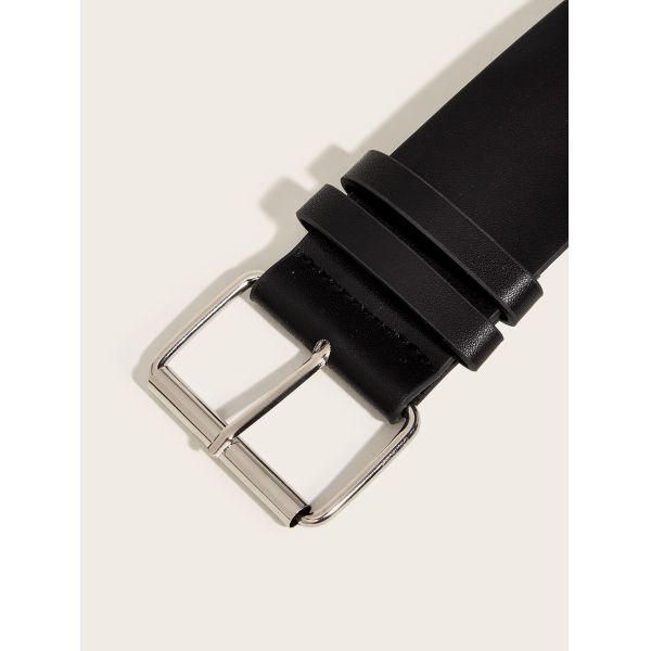 Wide Belt Western Rivet Trend Fashion Punk Belt with Iron Buckle and Pin Fastening