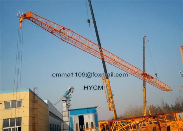 QTD4522 Luffing Jib Crane Tower 8t Capacidade 1,6*3m Secção de mastro de potain