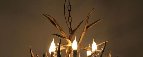 Crystal antler chandelier for Home Bar Coffee Shop Lighting Fixtures (WH-AC-19)