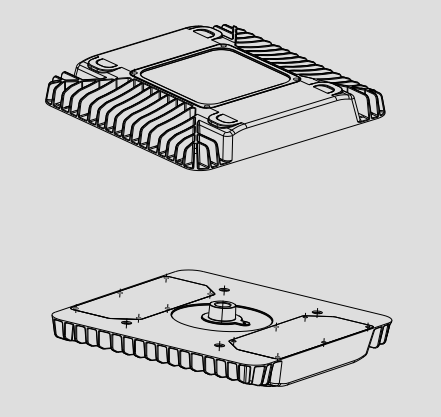 обработка света 1-10V сени СИД 150W 18000LM IP65 регулированная противокоррозионная окружающая