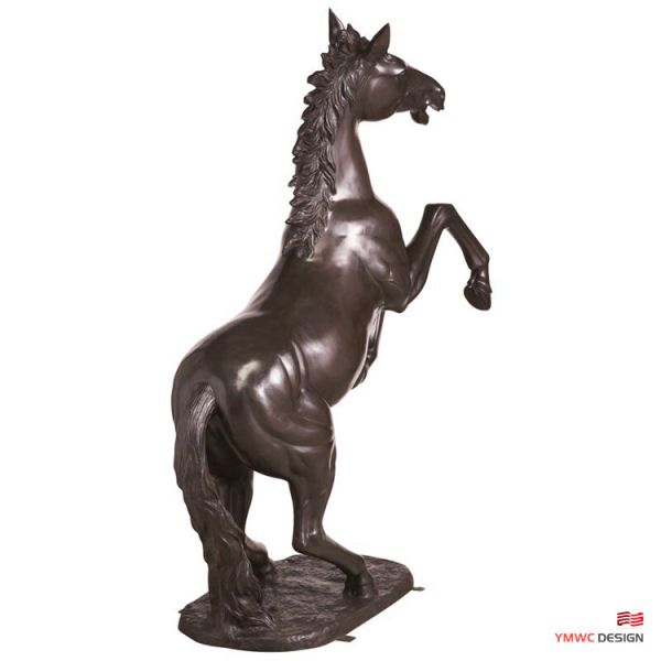 Customer Logo Custom Life-Size Bronze Horse Sculpture for Metal Animal Statues