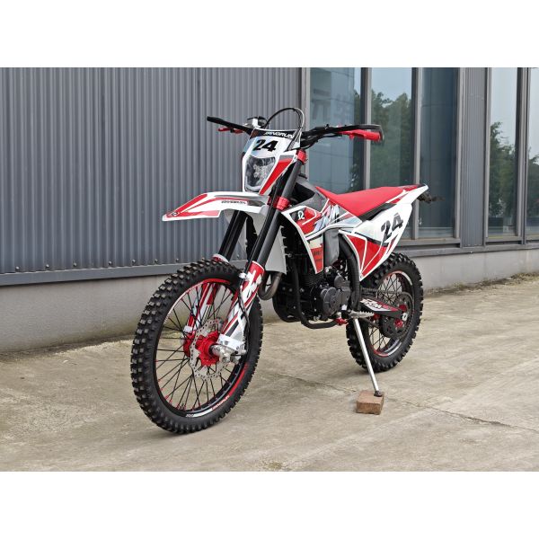 Moto de cross todoterreno de 250cc, refrigerada por aire, 4 tiempos, enduro, con suspensión estilo pista