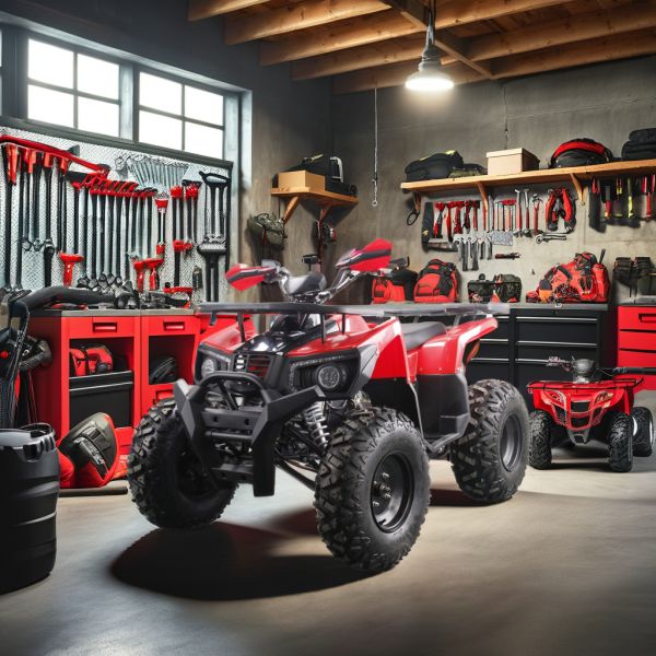 10inch Steel 4 Wheeler Gas ATV with Digital Speedometer Display and Max Speed 75km/h