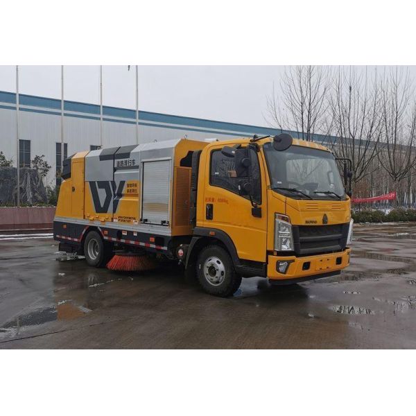 Strong Power 8ton Street Cleaner Truck Road Sweeping Vehicle ZBJ5087TSLF