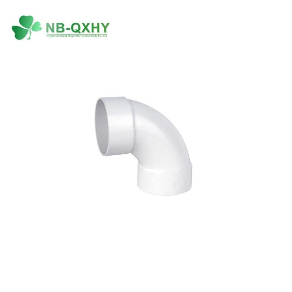 Customized PVC Bend Pipes for Water Drainage Round Head Design Customization