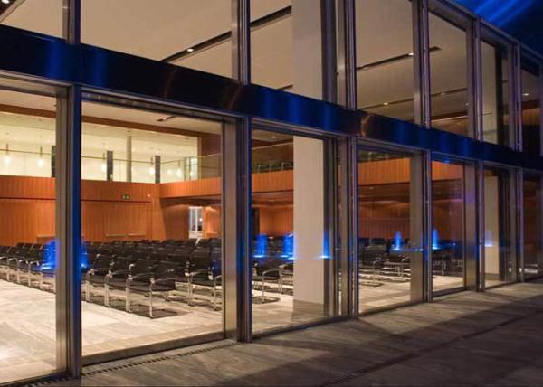Light Weight Structural Curtain Wall , Curtain Wall Glazing System For Library