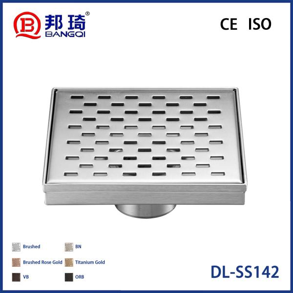 DL-SS142 Drainage de plancher en acier inoxydable européen