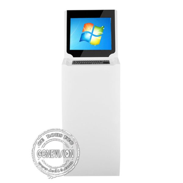 21.5インチPCAPのタッチ画面のキオスク キーボードとの財政銀行Windowsの自己サービス