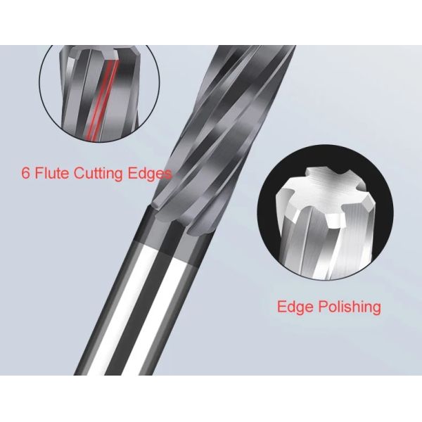 Машины для перекачки твердого карбида с конической сверлой прямой канавкой, резервная труба, вольфрамовая сталь D10*45*90L*6T