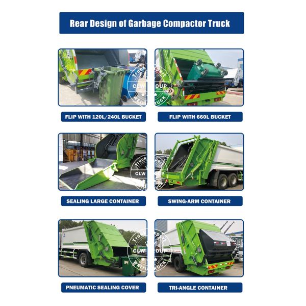 Sinotruk Howo Municipal Waste Collection Garbage Compactor Truck 14 CBM 10 Tons