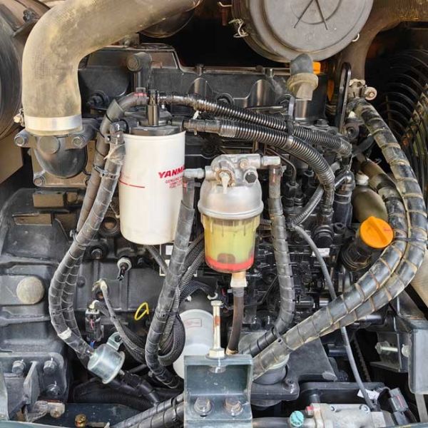 Mini Used Excavator Hyundai HX60 Crawl Excavator 0.21m3 Bucket Capacity