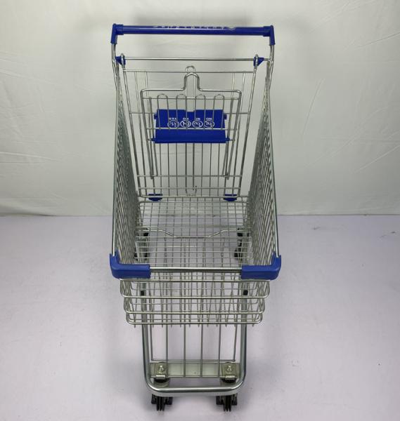 O trole regular alemão do estilo 100L com as peças plásticas azuis zinca e pulveriza o revestimento para a mercearia conveniente