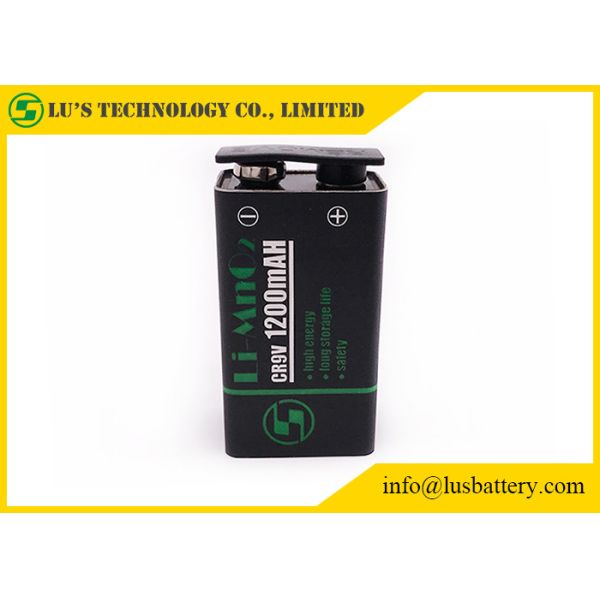 LiMnO2 Battery 1200mah 9V battery For Smoke Detectors