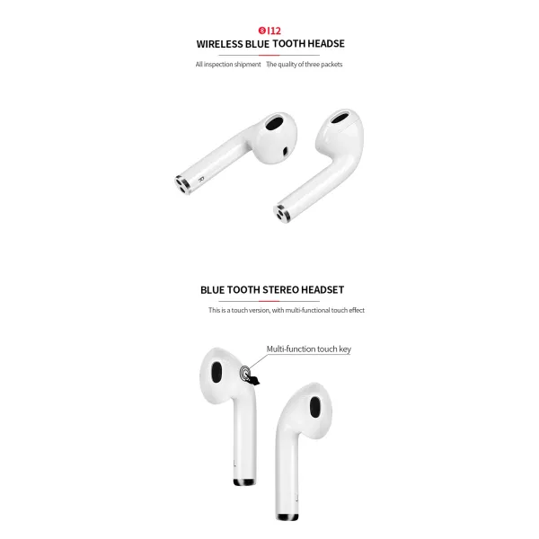 Handsfree Wireless Charging Earbuds , Bluetooth 5.0 Earphone FCC CE Certificate