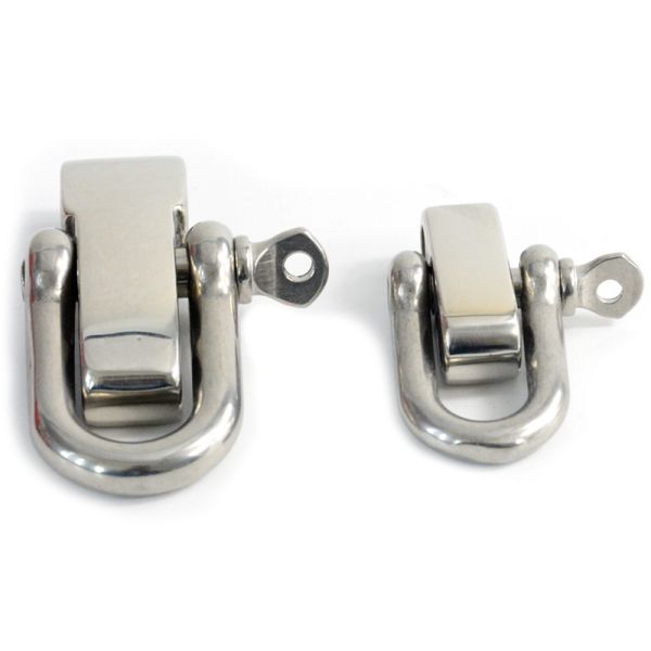 Adjustable Stainless Steel Screw Pin D Shackle Paracord Bracelet for Secure Fastening
