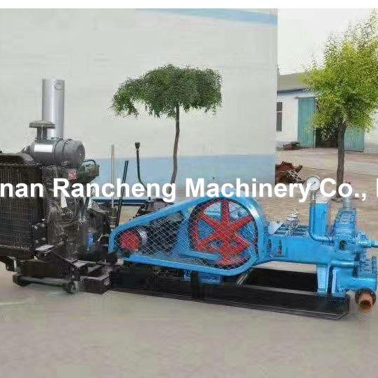 Diesel Engine Type Mud Pump Max 600L/Min Horizontal Tri-Cylinder Dual Role Penthouse Detroit Piston Pump