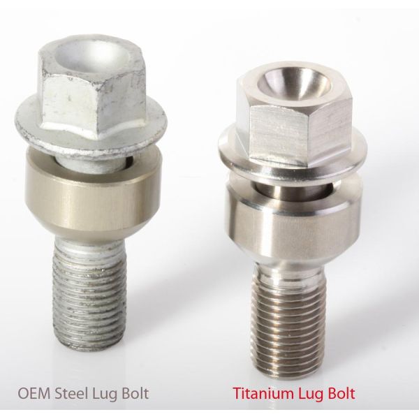 Standard Size Titanium Wheel Bolts Wheel Lug Bolts For Racing Auto Car