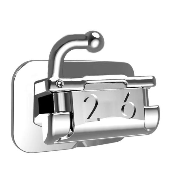 Первая молярная самосвязывающаяся ортодонтическая ротовая трубка MBT 0.022"