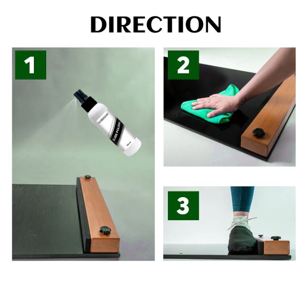 Tableau de glisse de hockey sur mesure Polonais Premium Silicone Spray Safe pour les carreaux de hockey