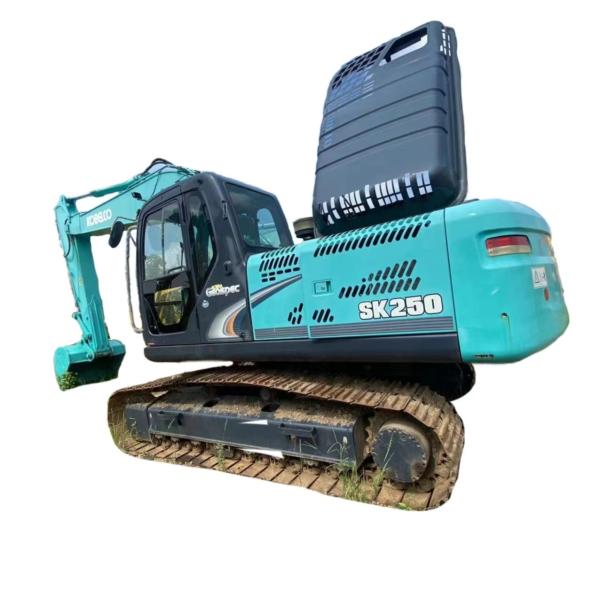 2018 Usado Kobelco SK250 Excavator em excelente estado com bomba original do Japão