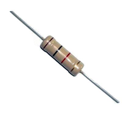 2W Carbon Film Resistor For Led , 15k Cement Resistor