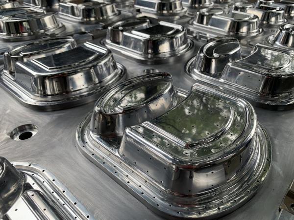 6061 Aluminum Polished Pulp Mold Food Tray Mould Tool For Thermoformed Machine