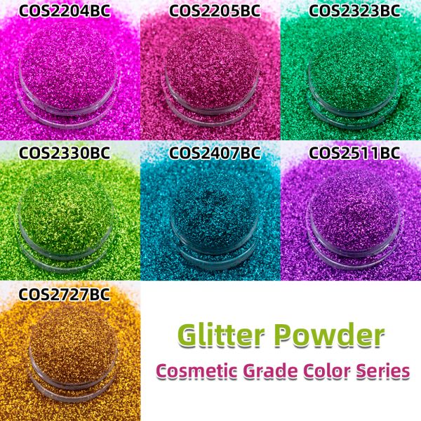 Colorful Sparkle Holographic Iridescent Eye Glitter Powder Nail Art Craft