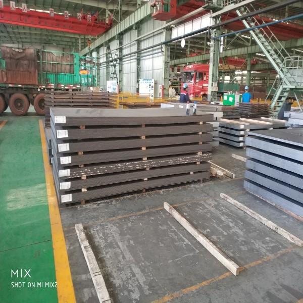 Plaque d'acier de construction navale laminée à chaud de qualité AH32