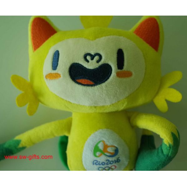 2016 Brazilian Olympic Mascot Vinicius Plush Doll Stuffed Toy 30cm Come From Rio de Janeir