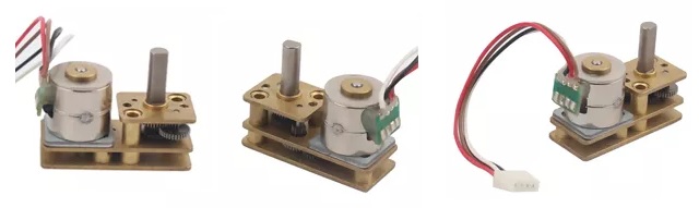 участок 2 мотора 5V червя 10mm мини зацепленный Stepper горизонтальный прямоугольный