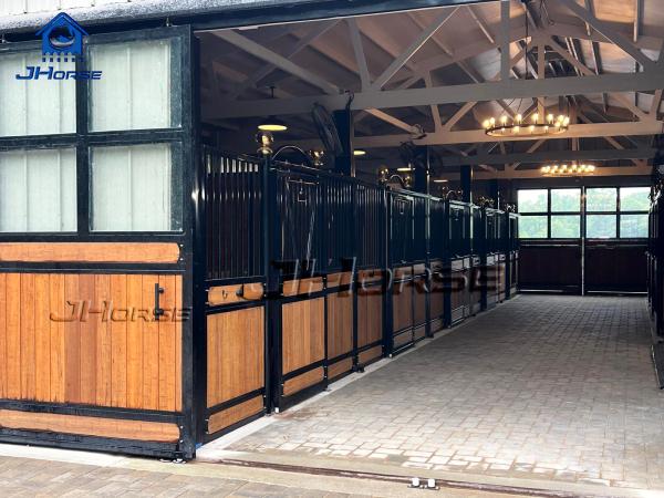 Portes de grange pour chevaux solides et luxueuses, cloisons, fenêtres, porte coulissante double