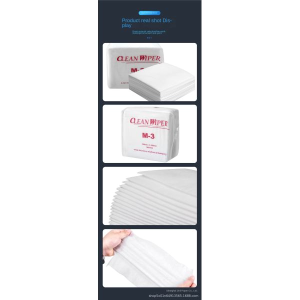 KILINE M3 Non-Woven Industrial Cleaning Cloth for Dust & Oil Absorbing with Electrostatic Water Absorption and Eco-Friendly Material