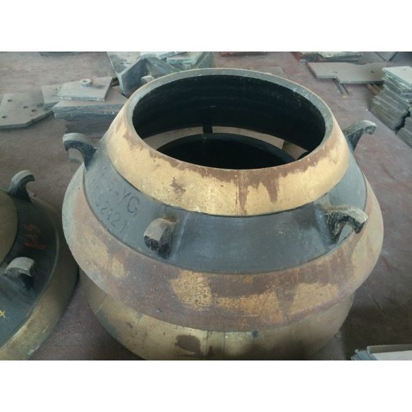 high manganese cone crusher bowl liner cone liner mantle and concave cone crusher spare parts