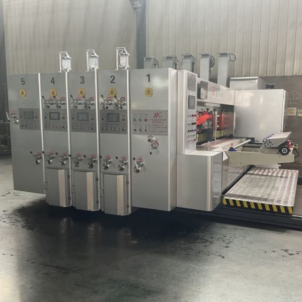 High Speed Lead Edge Feeder Automatic Flexo Printer Slotter Die Cutter Corrugated Carton Box