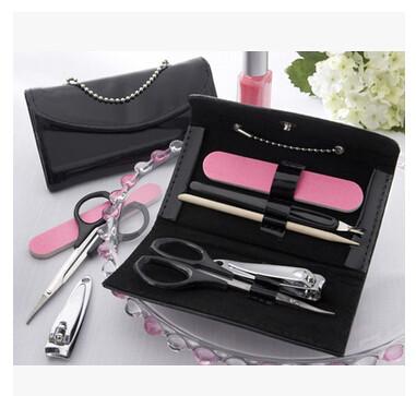 New creative promotion gift product wedding gift bag shape manicure beauty tool set