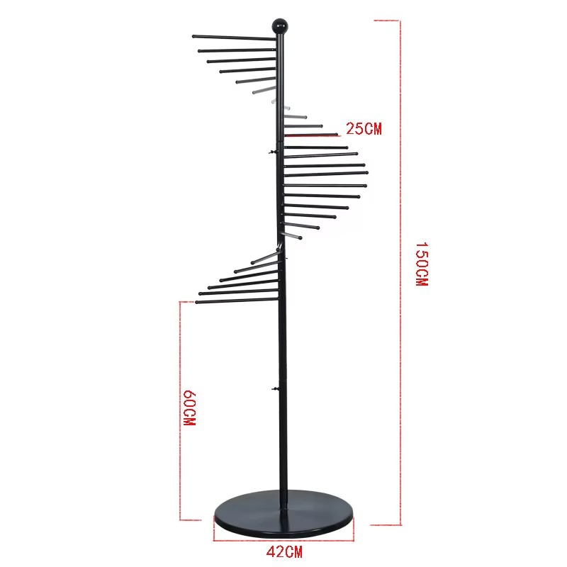 Hot Selling Scarf and Jacket Display Rack Occupying Small Clothing Store Display Rack Floor Standing Display Rack Storage Rack