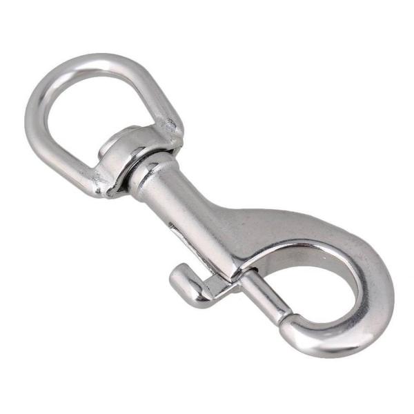 Indústria Automóvel Ferro Inoxidável Rotativo Olho parafusos Snap Hook com aceitação OEM