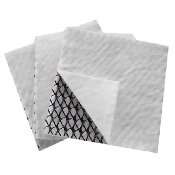 Roadbed HDPE/PP 3D Geo Composite Drainage Net with Excellent Liquid Permeability