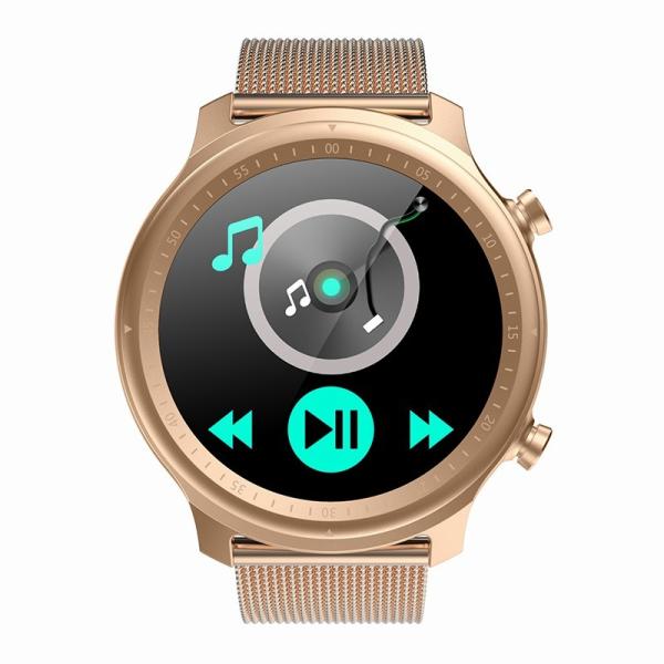relógio de pulso esperto de Smartwatches 4,2 Bluetooth da cara do círculo 170mAh para homens