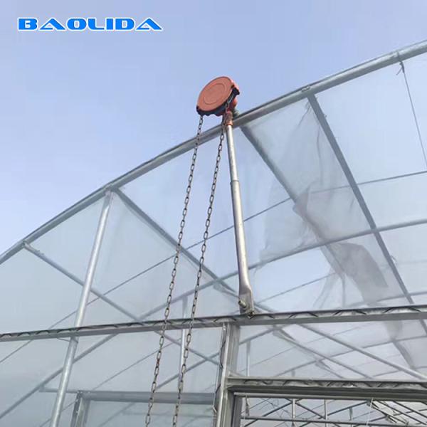 Clear 200 Micron PE Film Agricultural Greenhouse Multi Span Greenhouse