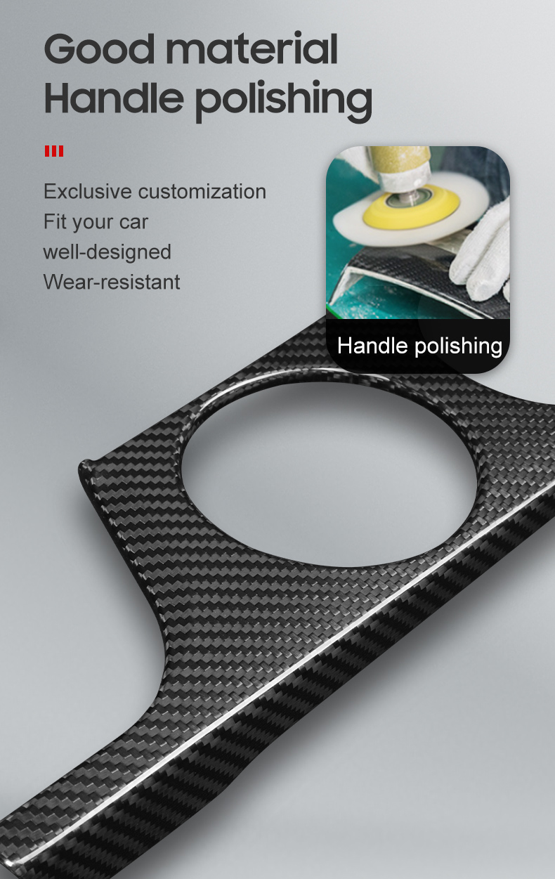 Dry Carbon Fiber Car Shift Panel Cover for Lexus RC 2015-2019 Year