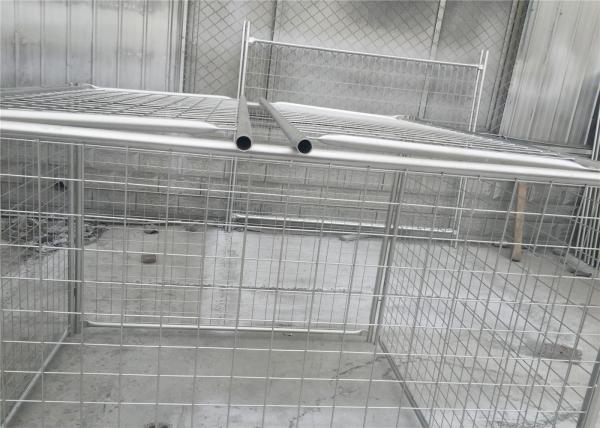 Customized Galvanised Steel Rubbish Cage HDG 14 Microns / 42 Microns