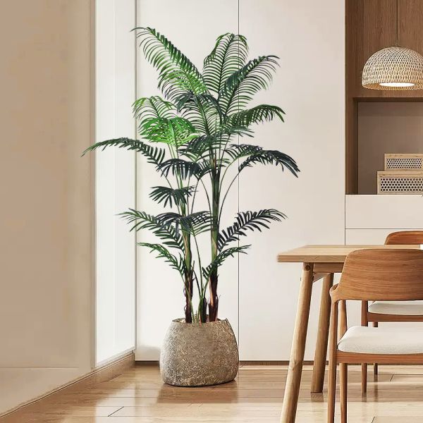 Wholesale 180cm (5.9ft) Artificial Indoor Palm Trees - I Style Areca Palm Plant | Haihong Factory Direct | Large Faux Palm Tree for & Office Decor