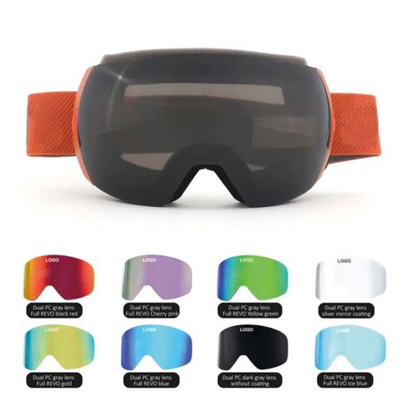 OEM Ski Snowboard Goggles with Customizable Design and Anti-fog/UV400 Protection