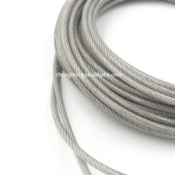 Steel Core/Fibre Core Wire Rope 1/16 for Aircraft Tension Galvanized Grade Stainless Steel