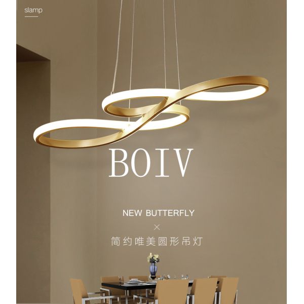 Fashionable, simple Acrylic chandelier Used for lamps and lanterns in dining room, living room and bedroom