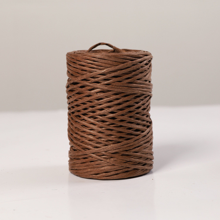 Железная проволока 2 мм бумажная веревка эко DIY Скрученная бумажная веревка биоразлагаемая
