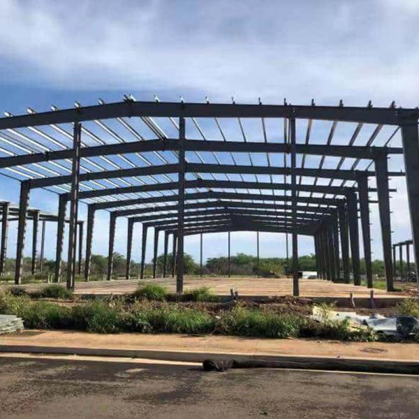 Steel Structure Components For Building Strong Industrial Warehouses Commercial Centers